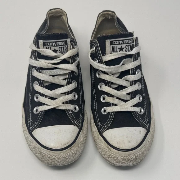 Converse Classic Black and White Canvas Shoes - Picture 1 of 8